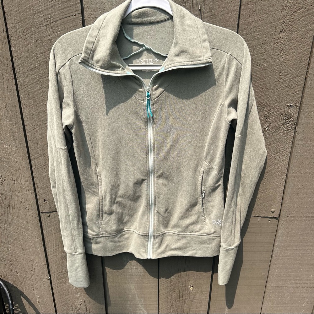Arc'teryx Women's Green Tan Utility Fleece